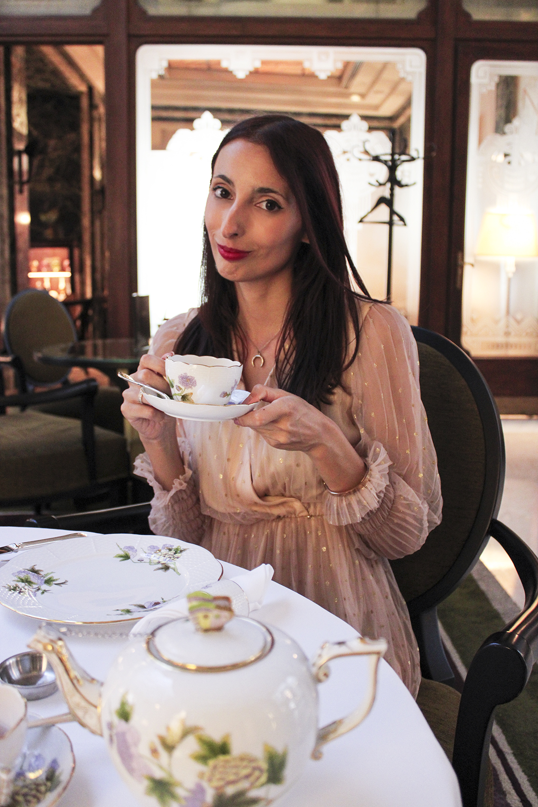 Tea at the Four Seasons Hotel in Budapest